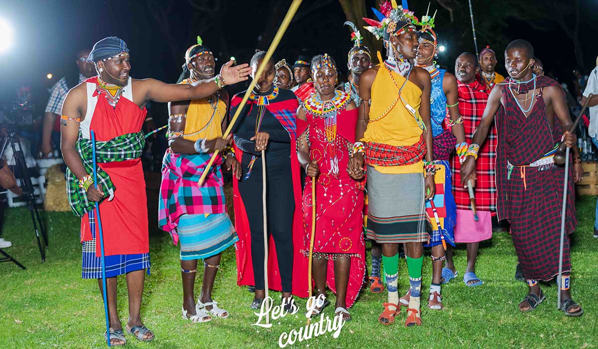 A ride down to the Park of Maasai Lodge